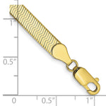 10k 5mm Silky Herringbone Chain - Product Photo