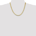 10k 5.5mm Silky Herringbone Chain - Product Photo