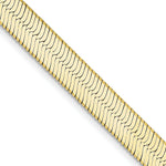 10k 5.5mm Silky Herringbone Chain - Product Photo