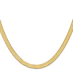10K 6.5mm Silky Herringbone Chain - Product Photo