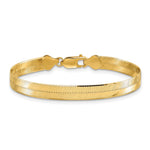 10K 6.5mm Silky Herringbone Chain - Product Photo