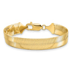 10K 10mm Silky Herringbone Chain - Product Photo