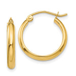 10k Polished Hoop Earring - Product Photo