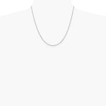 10K White Gold 1.85mm Diamond-Cut Quadruple Rope Chain Necklace 16"-30" - Product Photo