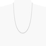 10K White Gold 1.85mm Diamond-Cut Quadruple Rope Chain Necklace 16"-30" - Product Photo