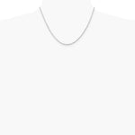 10K White Gold 2.25mm Diamond-Cut Quadruple Rope Chain Necklace 16"-30" - Product Photo