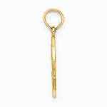 10K / 14K Yellow Gold Medical Jewelry Symbol Pendant - Product Photo