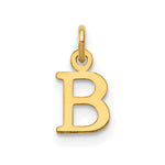10K / 14K Yellow Gold 10KY Cutout Letter B Initial Charm - Product Photo