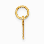 10K / 14K Yellow Gold 10ky Cutout Letter H Initial Charm - Product Photo