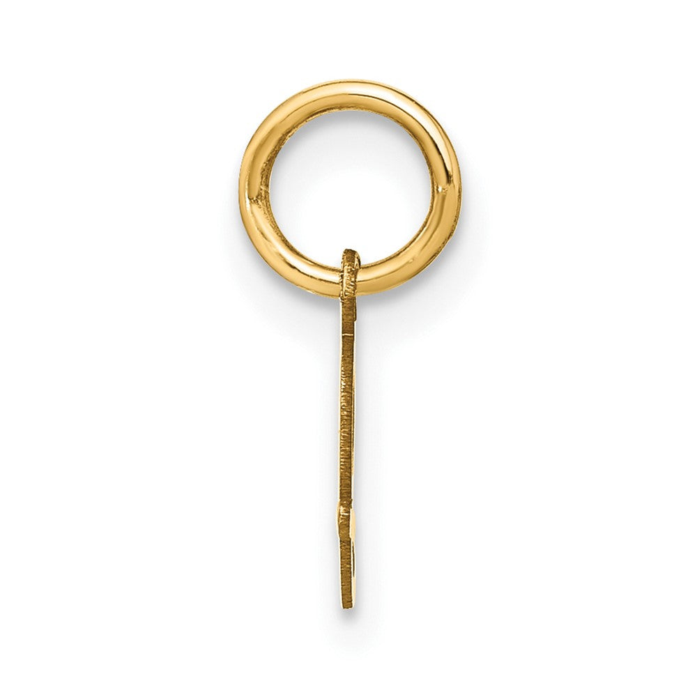 10K / 14K Yellow Gold 10KY Upper case Letter J Initial Charm - Product Photo