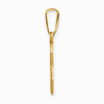 10K / 14K Yellow Gold Star of David Pendant - Product Photo