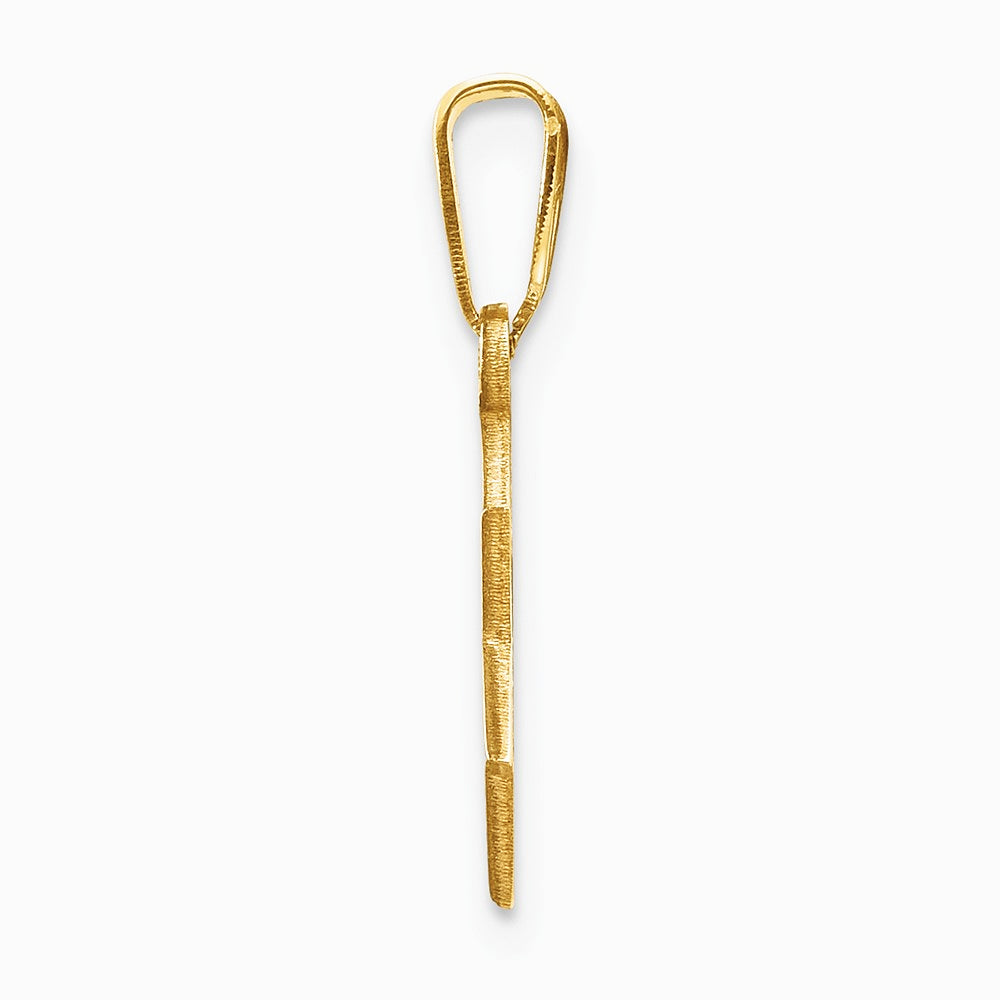 10K / 14K Yellow Gold Star of David Pendant - Product Photo