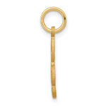 10K Yellow Gold Small Treble Clef Charm - Product Photo