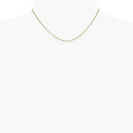 14K Rose Gold .85mm Spiga Chain Necklace 16"-24" - Product Photo