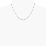 14K Rose Gold .85mm Spiga Chain Necklace 16"-24" - Product Photo