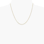 14K Rose Gold .85mm Spiga Chain Necklace 16"-24" - Product Photo