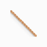 14K Rose Gold .85mm Spiga Chain Necklace 16"-24" - Product Photo