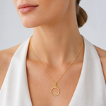 14k Diamond-cut 16.5mm x 1.35mm Screw Top Coin Bezel Pendant - Model Shot