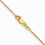 14K Yellow Gold .85mm Spiga Chain Necklace 16"-24" - Product Photo