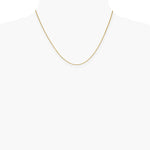 14K Yellow Gold .85mm Spiga Chain Necklace 16"-24" - Product Photo