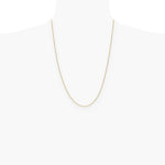 14K Yellow Gold .85mm Spiga Chain Necklace 16"-24" - Product Photo