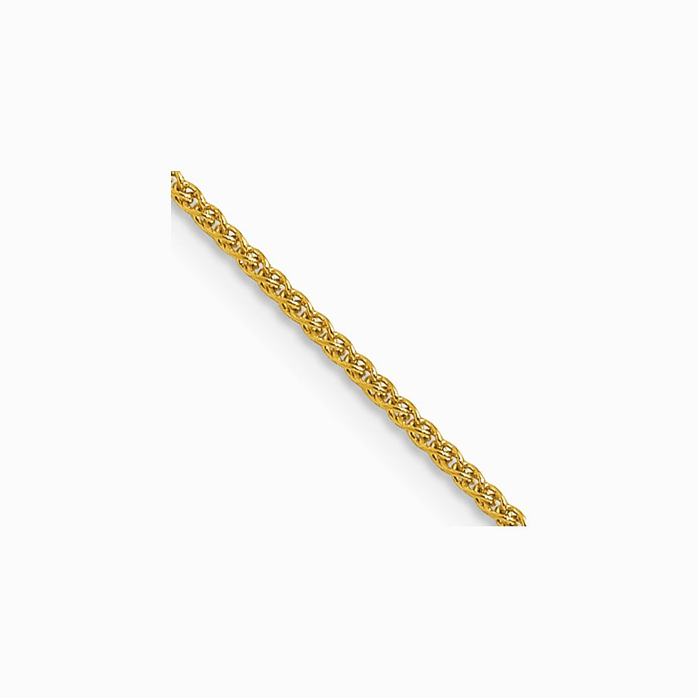 14K Yellow Gold .85mm Spiga Chain Necklace 16"-24" - Product Photo