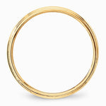 10K Yellow Gold 10KY 3mm LTW Milgrain Half Round Band Size 10 - Product Photo