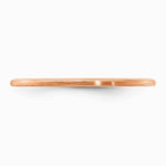 10K Rose Gold 1.2mm Half Round Satin Stackable Band Size 10 - Product Photo