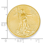 22K Yellow Gold 1/2 oz American Eagle Coin - Product Photo