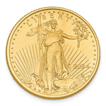 22K Yellow Gold 1/4 oz American Eagle Coin - Product Photo