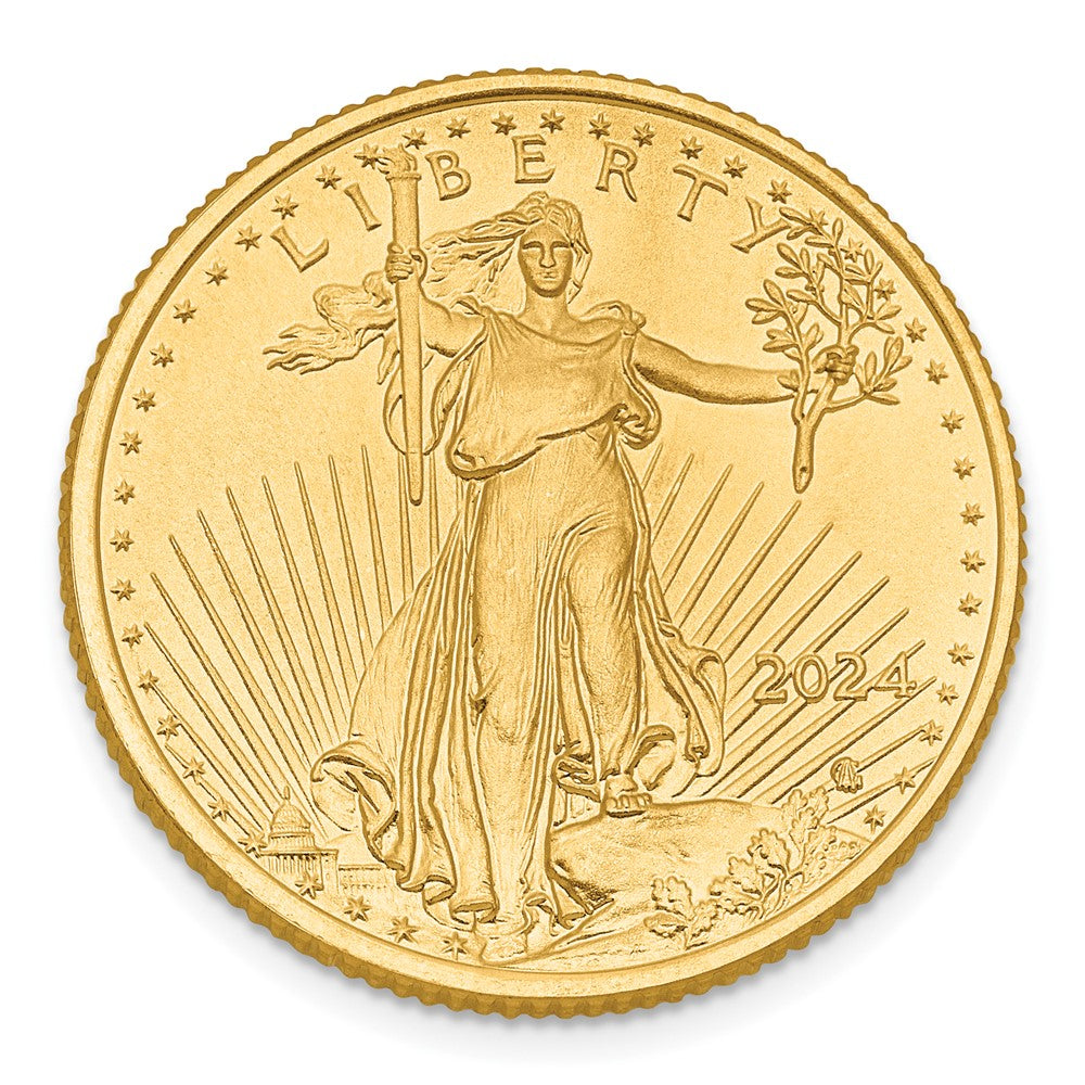 22K Yellow Gold 1/4 oz American Eagle Coin