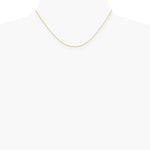 14K Yellow Gold .8 mm Diamond-Cut Wheat Chain Necklace 16"-24" - Product Photo