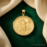 22k 1/4 oz American Eagle Coin - Lifestyle View