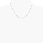 10K Yellow Gold .5mm Baby Box Chain W/ Spring Ring Clasp Necklace 16"-24" - Product Photo