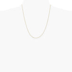 10K Yellow Gold .5mm Baby Box Chain W/ Spring Ring Clasp Necklace 16"-24" - Product Photo