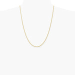 10K Yellow Gold 1.5mm Solid Rope Chain Necklace 16"-24" - Product Photo