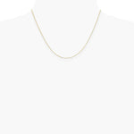 10K Yellow Gold .5mm Baby Box with Lobster Clasp Chain Necklace 16"-24" - Product Photo