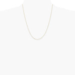 10K Yellow Gold .5mm Baby Box with Lobster Clasp Chain Necklace 16"-24" - Product Photo