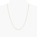 10K Yellow Gold .5mm Baby Box with Lobster Clasp Chain Necklace 16"-24" - Product Photo