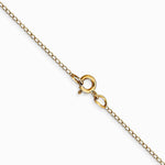 14K Yellow Gold .42 mm Carded Curb Chain - Product Photo