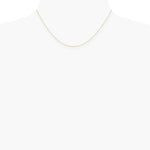 14K Yellow Gold .42 mm Carded Curb Chain Necklace 16"-24" - Product Photo