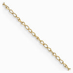 14K Yellow Gold .42 mm Carded Curb Chain - Product Photo