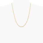 14K Yellow Gold 2.0 mm Diamond-cut Rope Chain Necklace 16"-30" - Product Photo