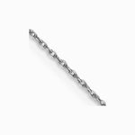 14K White Gold .8mm Loose Rope Chain Necklace 16"-20" - Product Photo