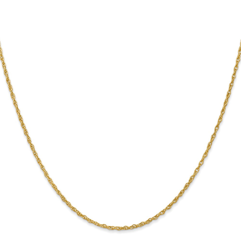 14K Yellow Gold 1.5mm Loose Rope Chain - Product Photo