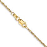 14K Yellow Gold 1.5mm Loose Rope Chain - Product Photo
