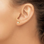 Inverness 14k 4mm Simulated Pearl Earrings - Product Photo