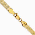 14K Yellow Gold 4mm Silky Herringbone Chain Necklace 16"-24" - Product Photo