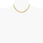 14K Yellow Gold 4mm Silky Herringbone Chain Necklace 16"-24" - Product Photo