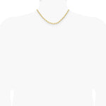 14K Yellow Gold 4.5mm Semi-Solid Paperclip Chain Necklace 16"-24" - Product Photo